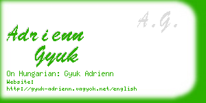 adrienn gyuk business card